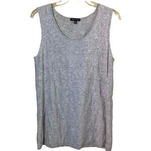 Robert Kitchen Wool Blend Sleeveless Gray Sweater Size Medium